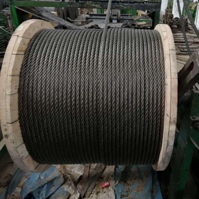 ungalvanized wire rope black steel wire rope with grease